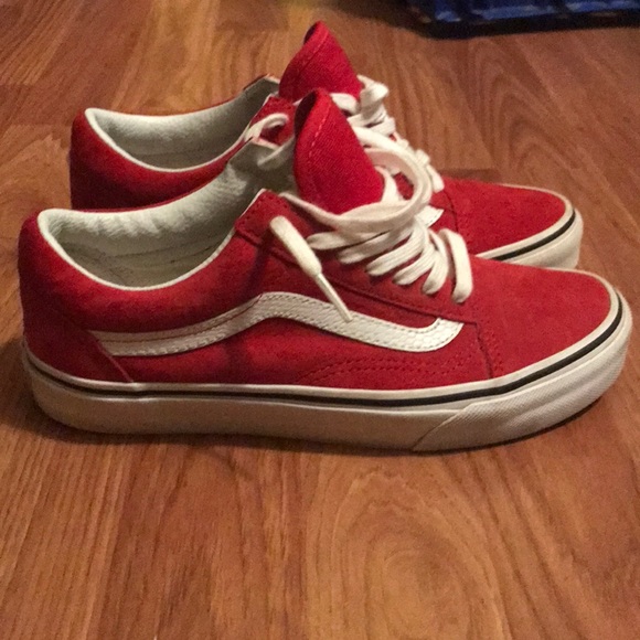 old red vans